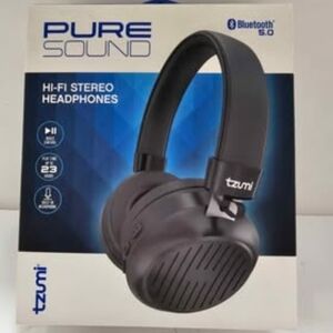 Pure Sound Over-Ear Bluetooth Headphones - Black